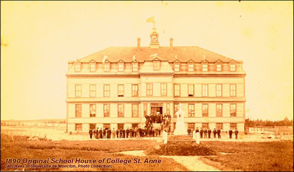 1890 Original School House of College St Anne